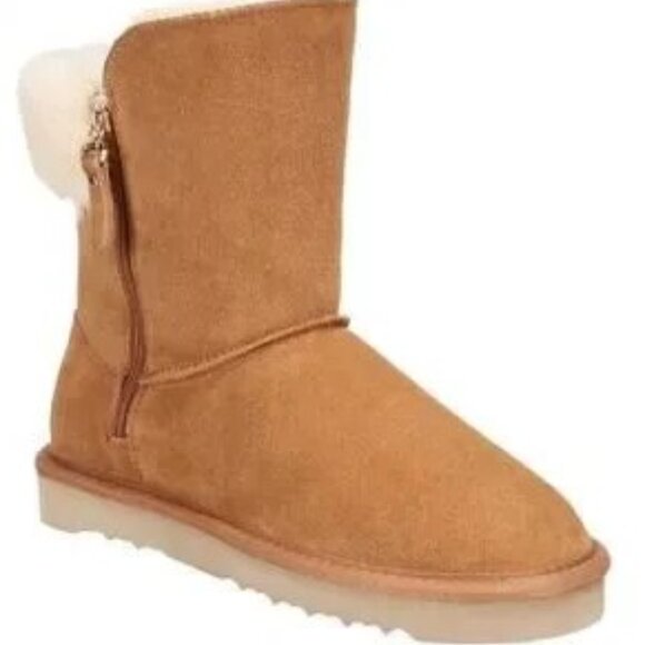 Style & Co. Womens Maevee Faux Fur Lined Ankle Winter & Snow Boots - Picture 1 of 4